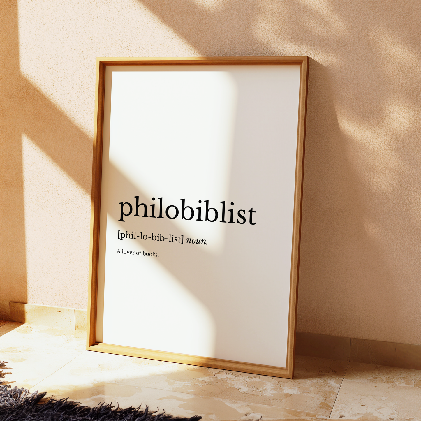 Philobiblist Dictionary Style Wall Print
