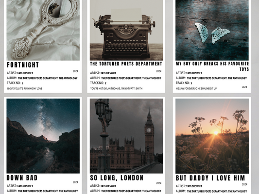 The Tortured Poets Department Polariod Postcard Set