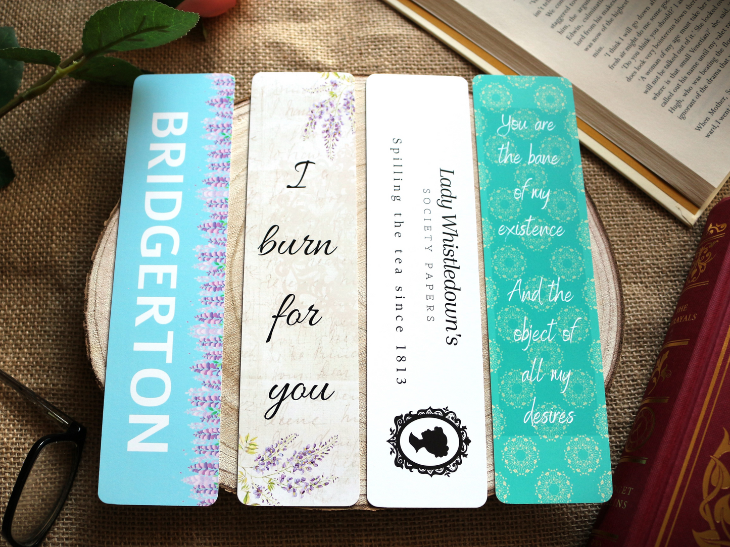 Bridgerton Inspired Bookmark Collection