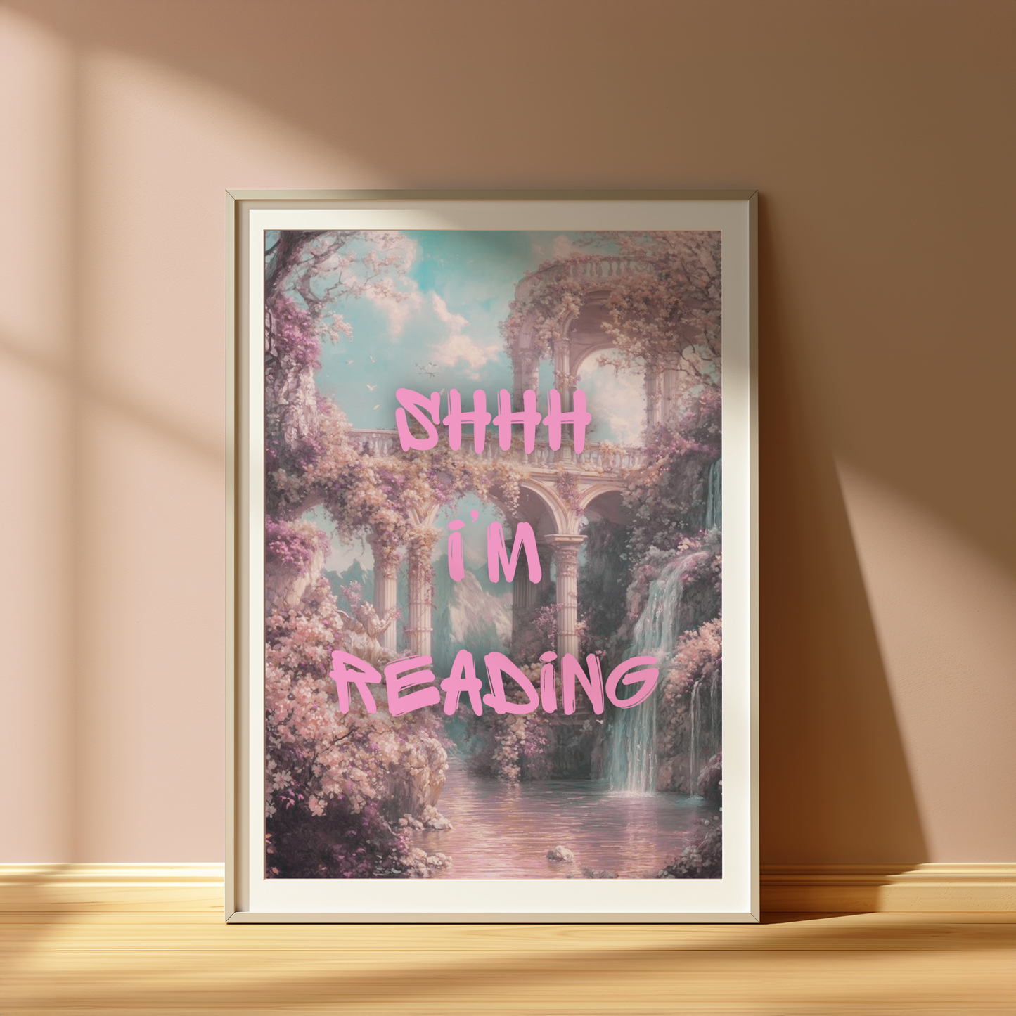 Shhh I'm Reading Fantasy Print