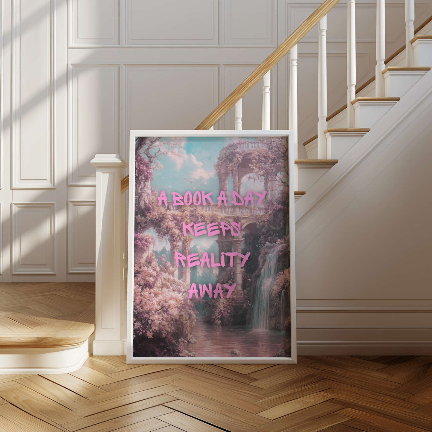 A Book A Day Keeps Reality Away Fantasy Print