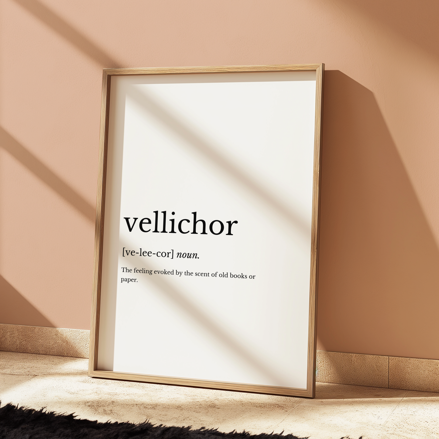 Vellichor Dictionary Style Wall Print