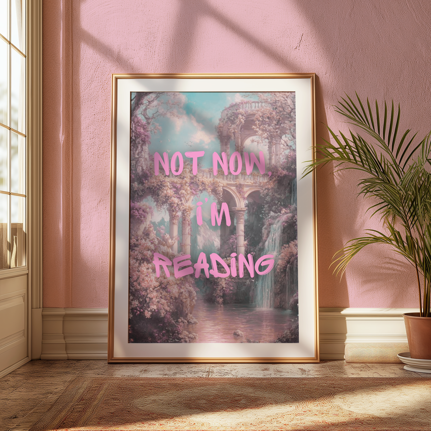 Not Now I'm Reading Fantasy Print