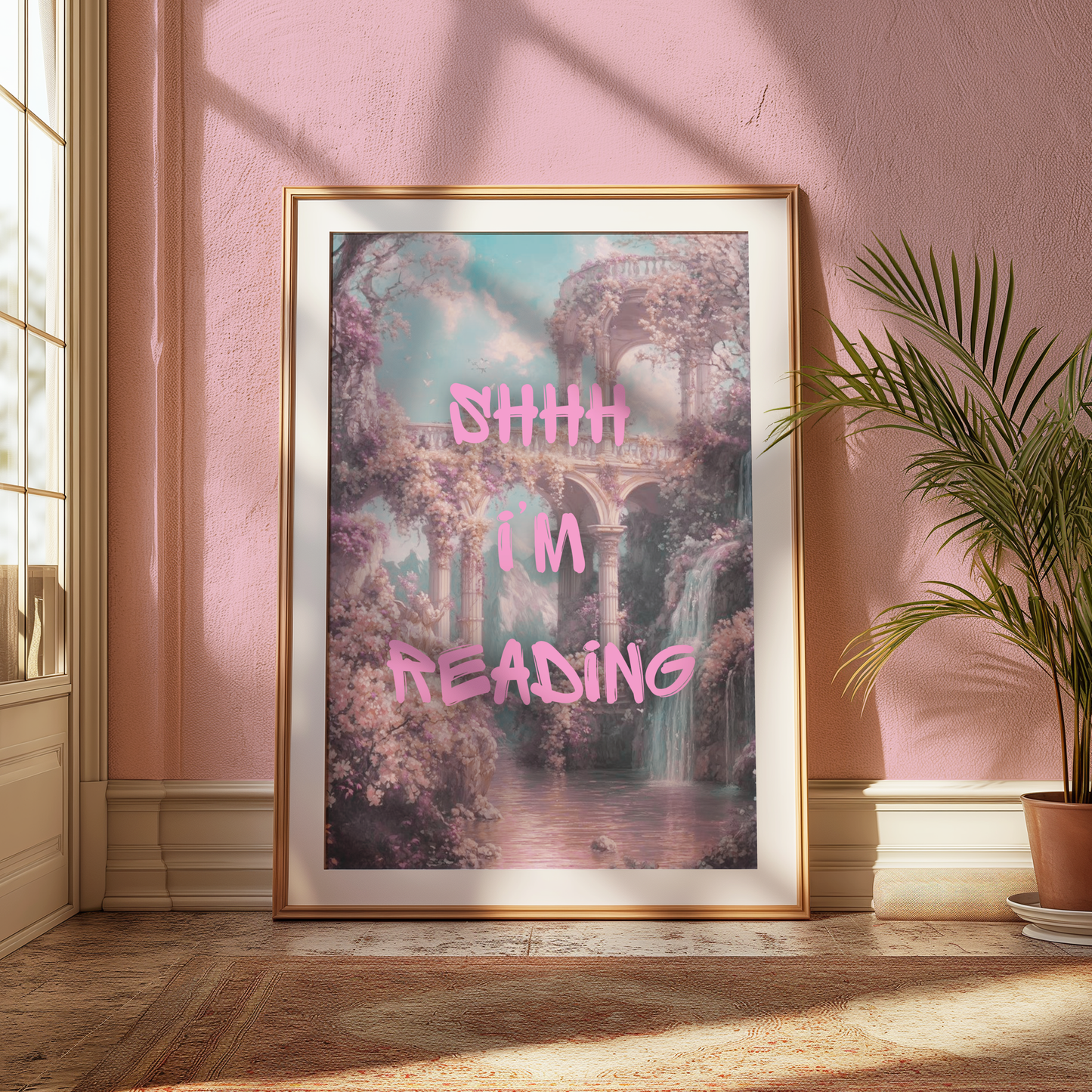 Shhh I'm Reading Fantasy Print