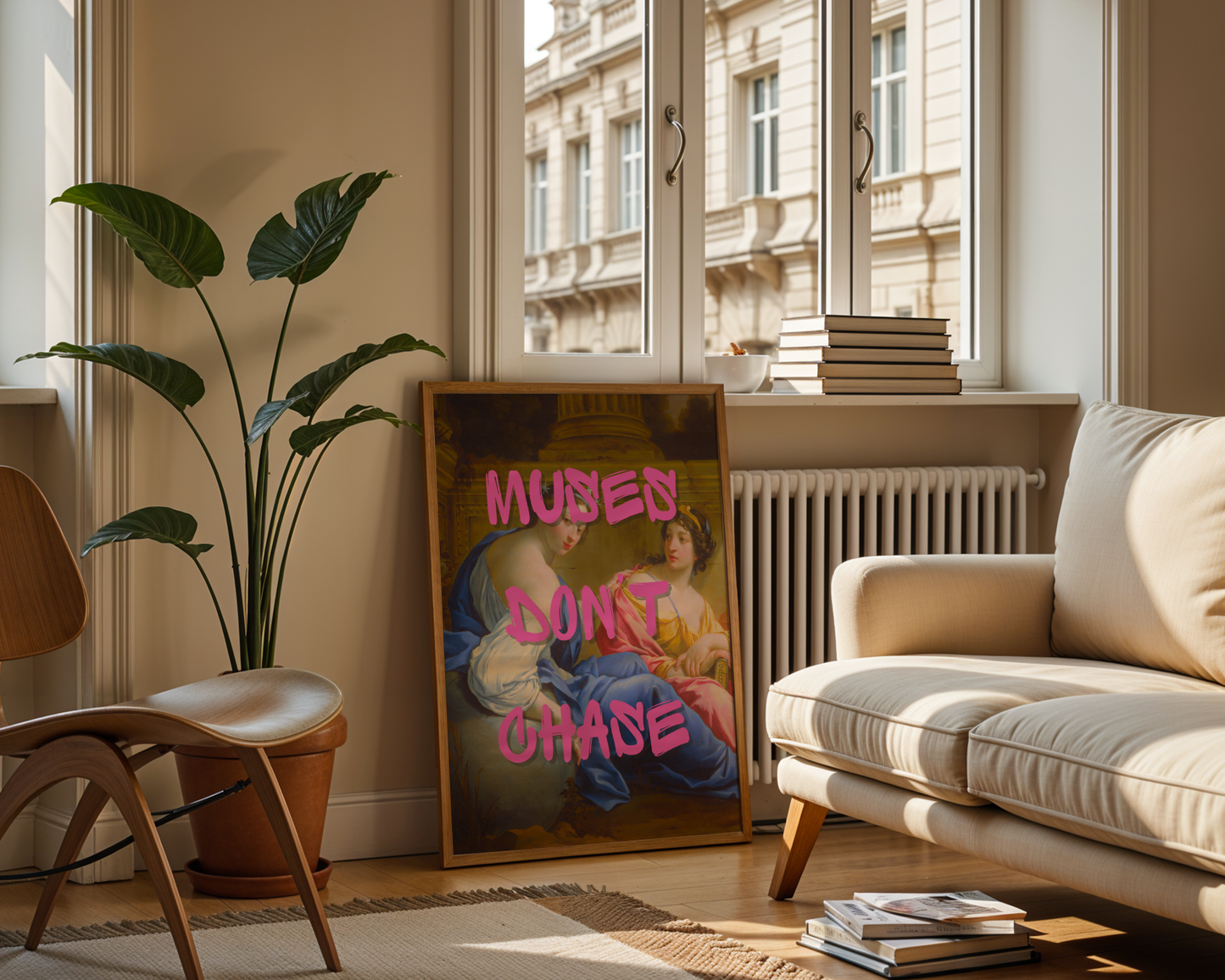 Muses Don't Chase Wall Art Print