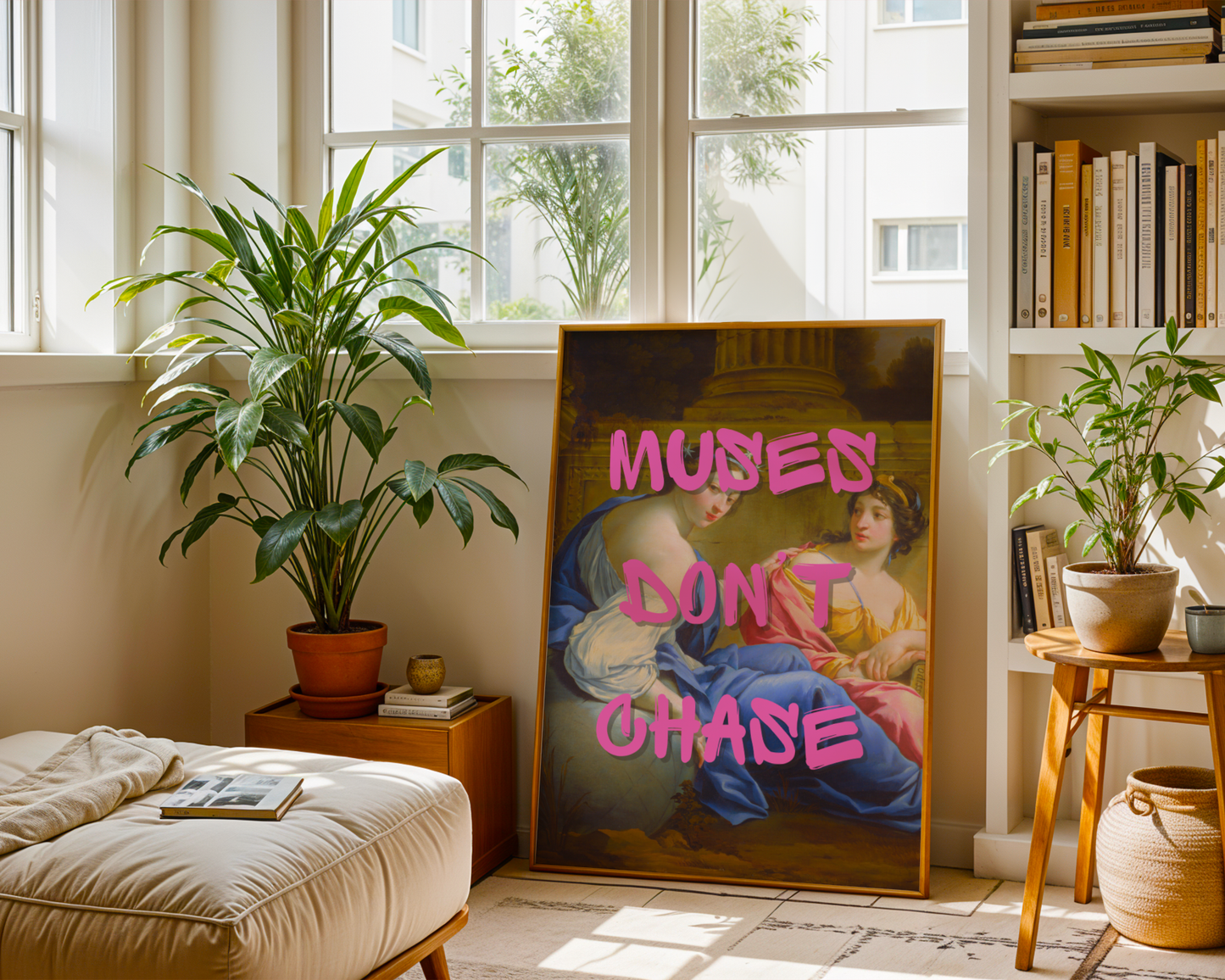 Muses Don't Chase Wall Art Print