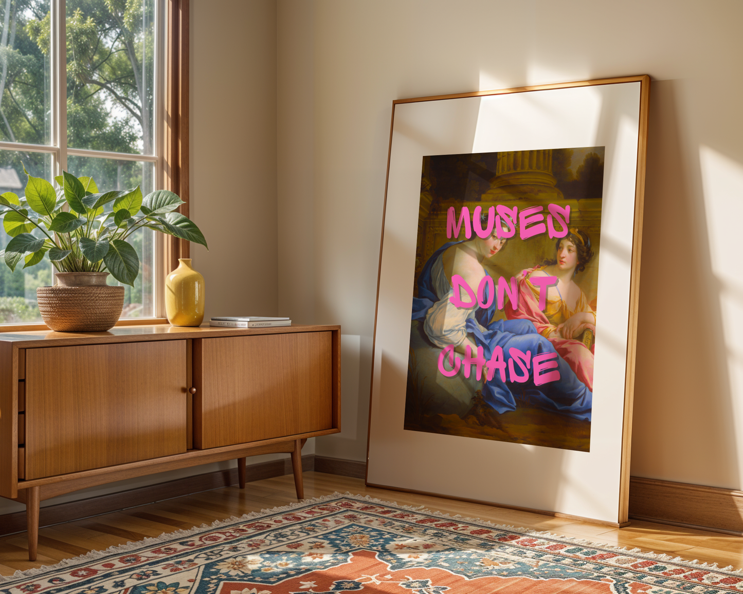 Muses Don't Chase Wall Art Print