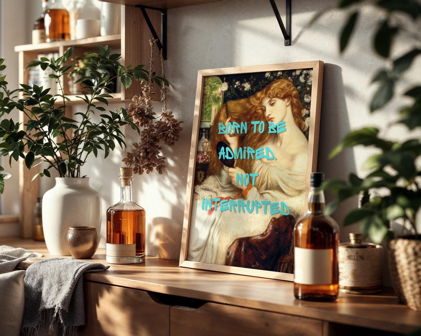 Born to Be Admired Wall Art Print