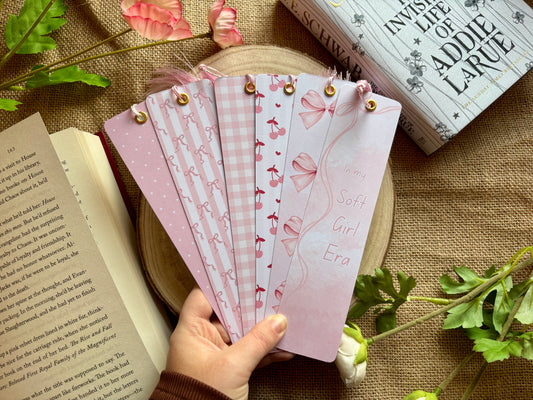 Soft Girl Aesthetic Bookmark Collection