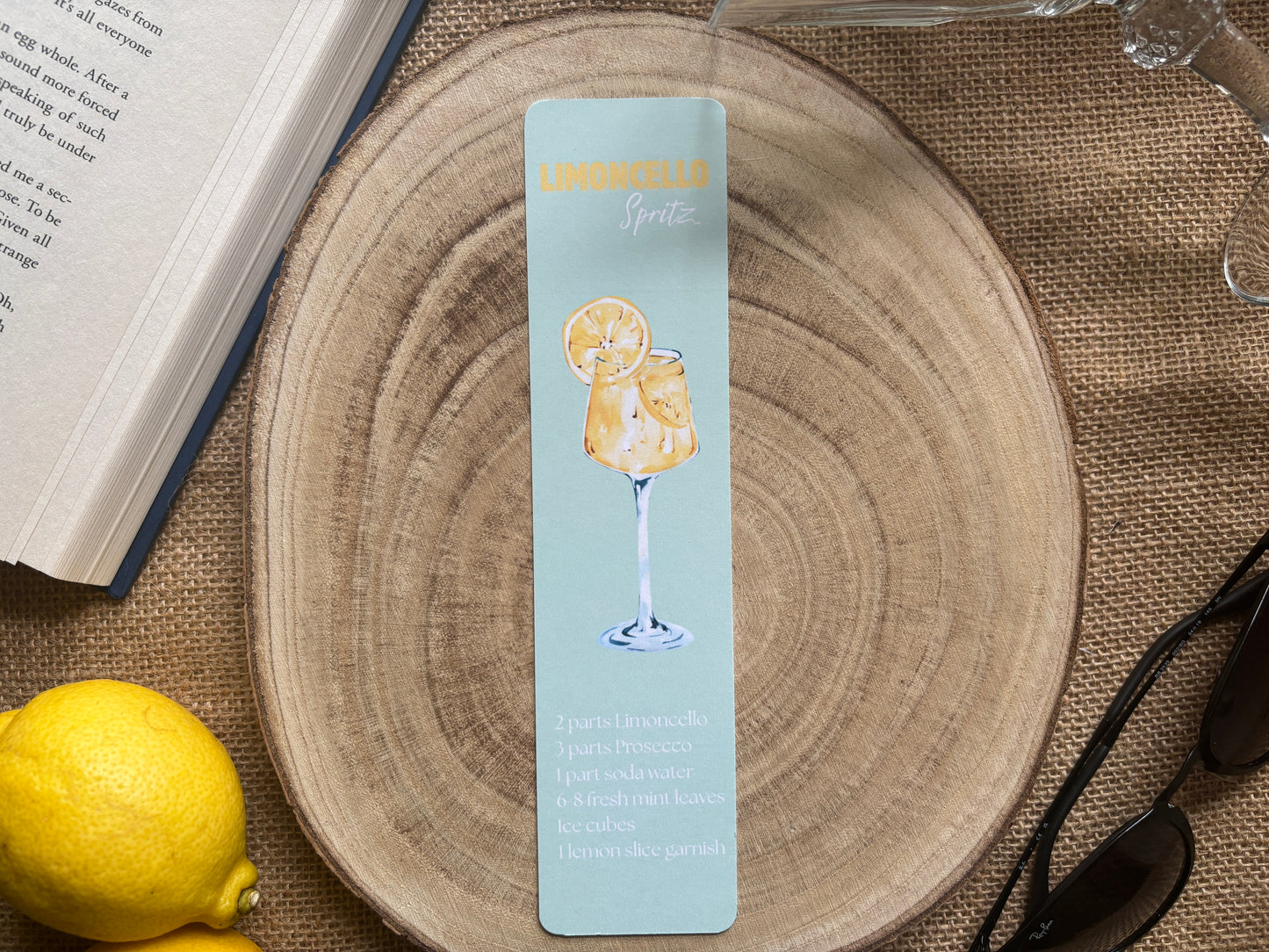 Limoncello Summer Bookmark Set