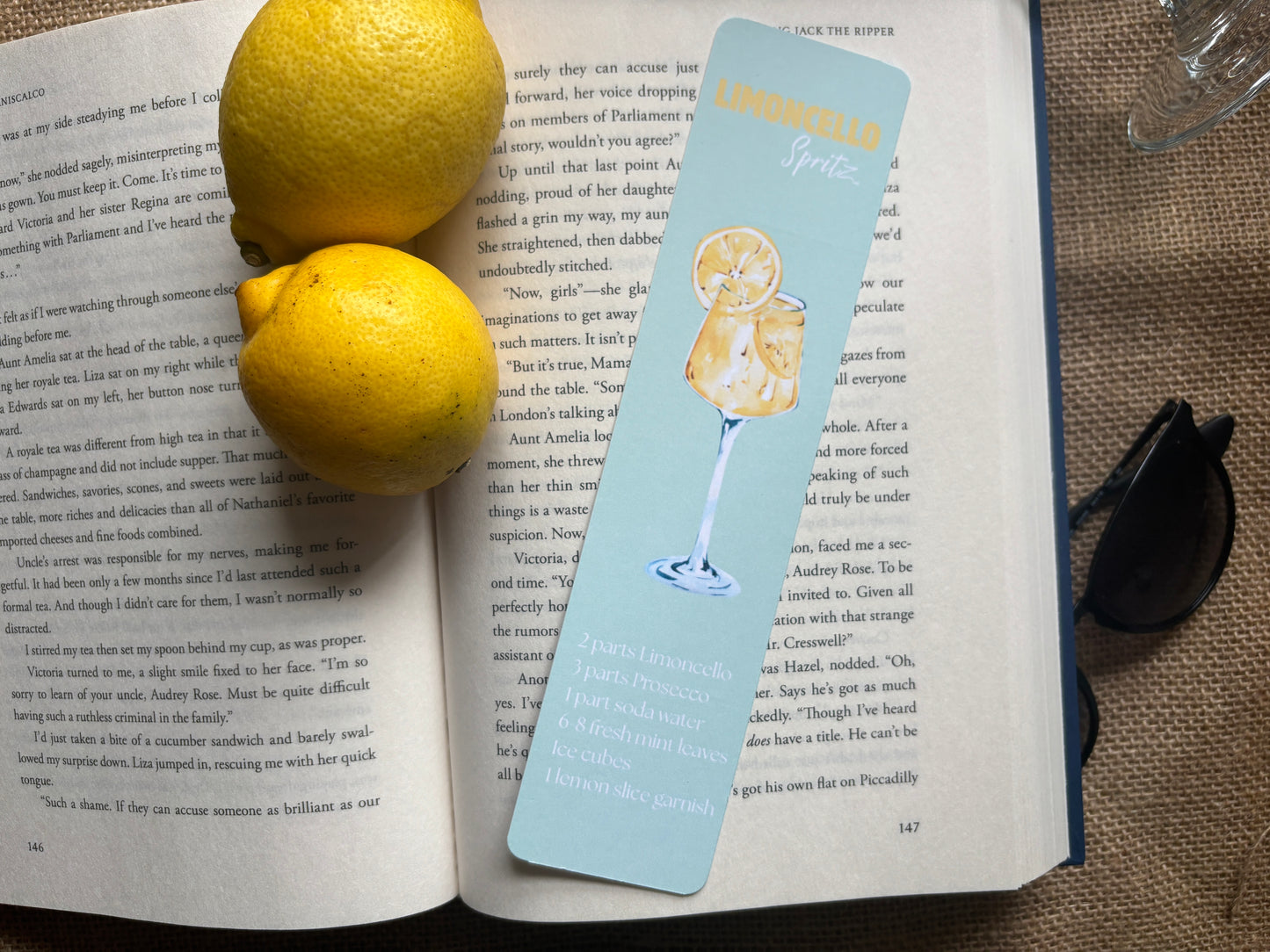 Limoncello Summer Bookmark Set