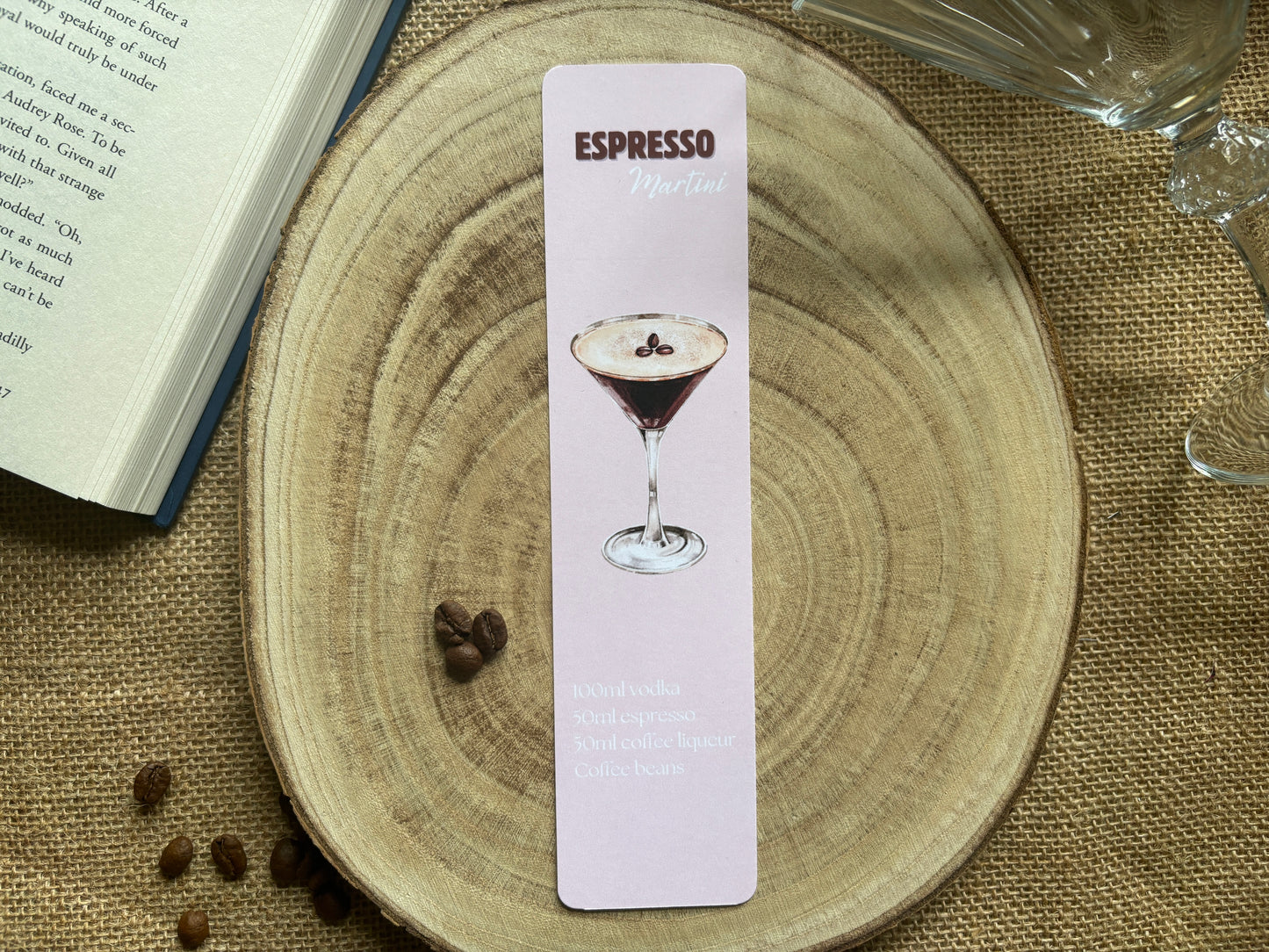 Cocktail Recipe Bookmark Set
