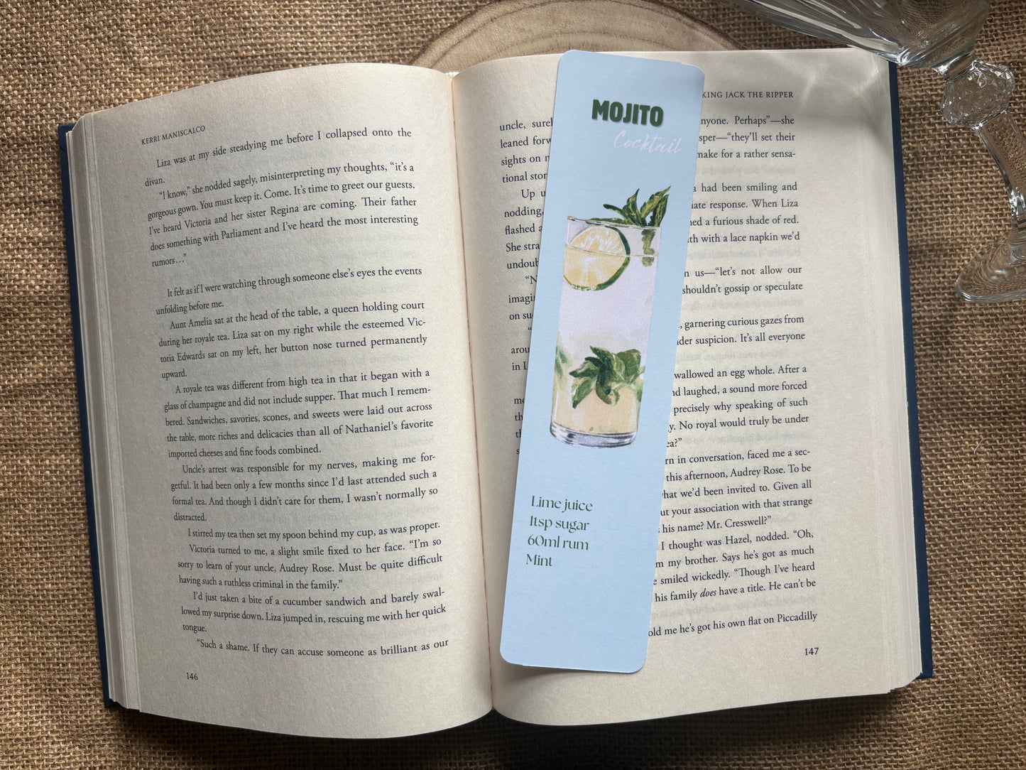Cocktail Recipe Bookmark Set