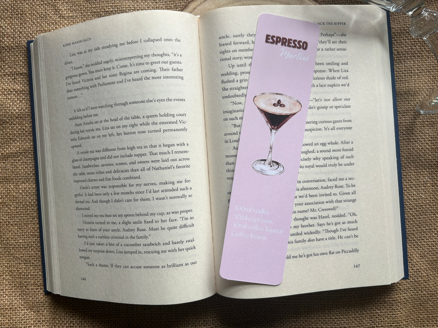 Cocktail Recipe Bookmark Set