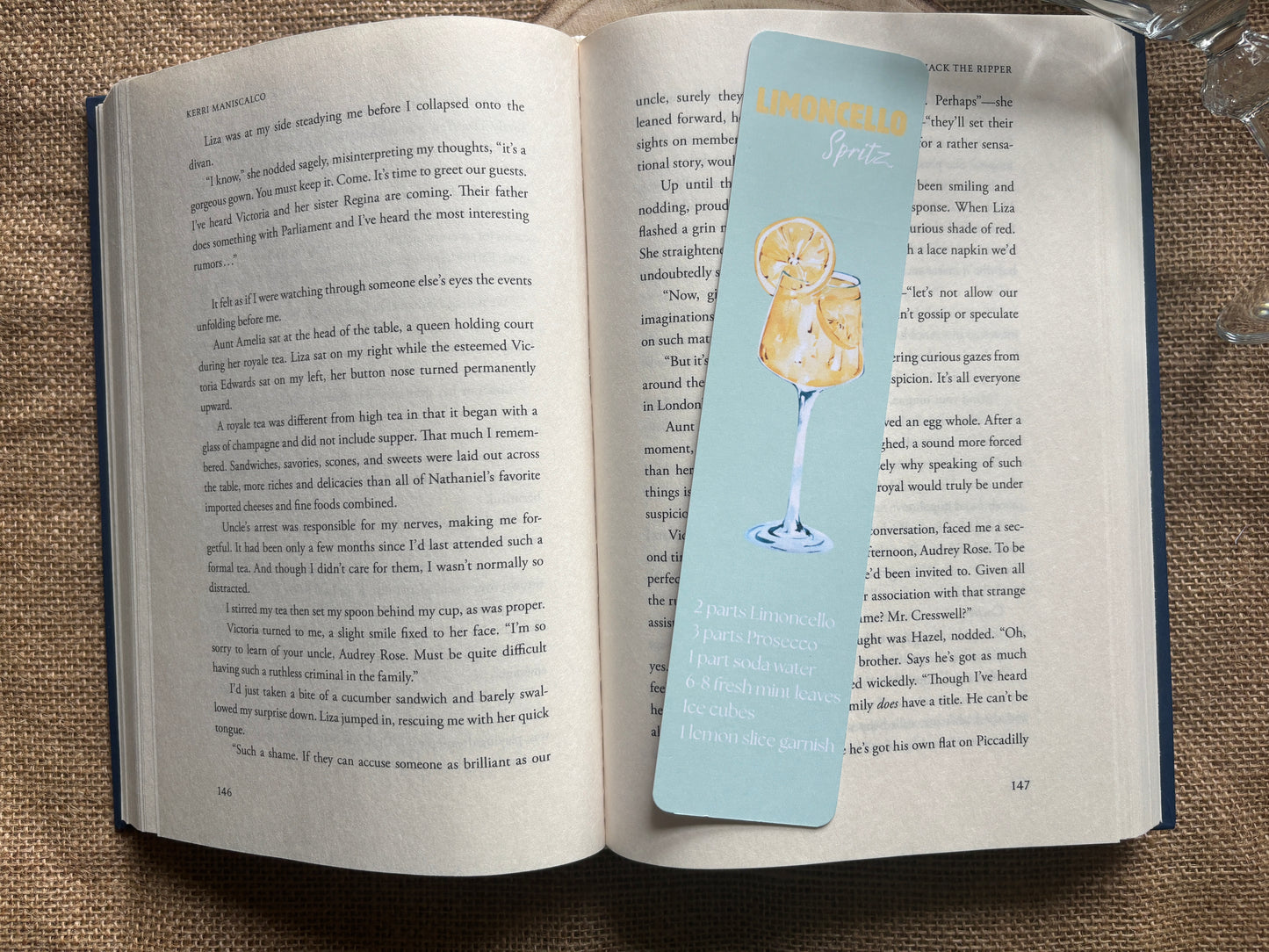 Cocktail Recipe Bookmark Set