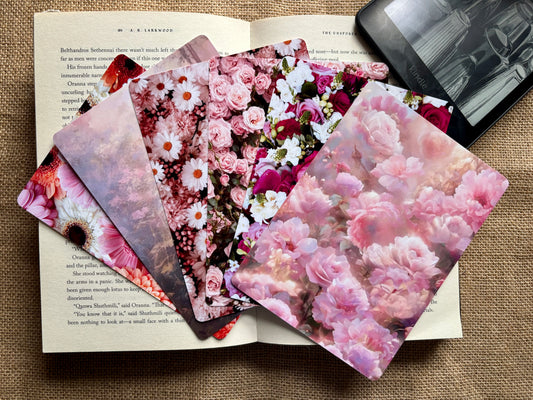 Pink Floral Kindle Case Inserts