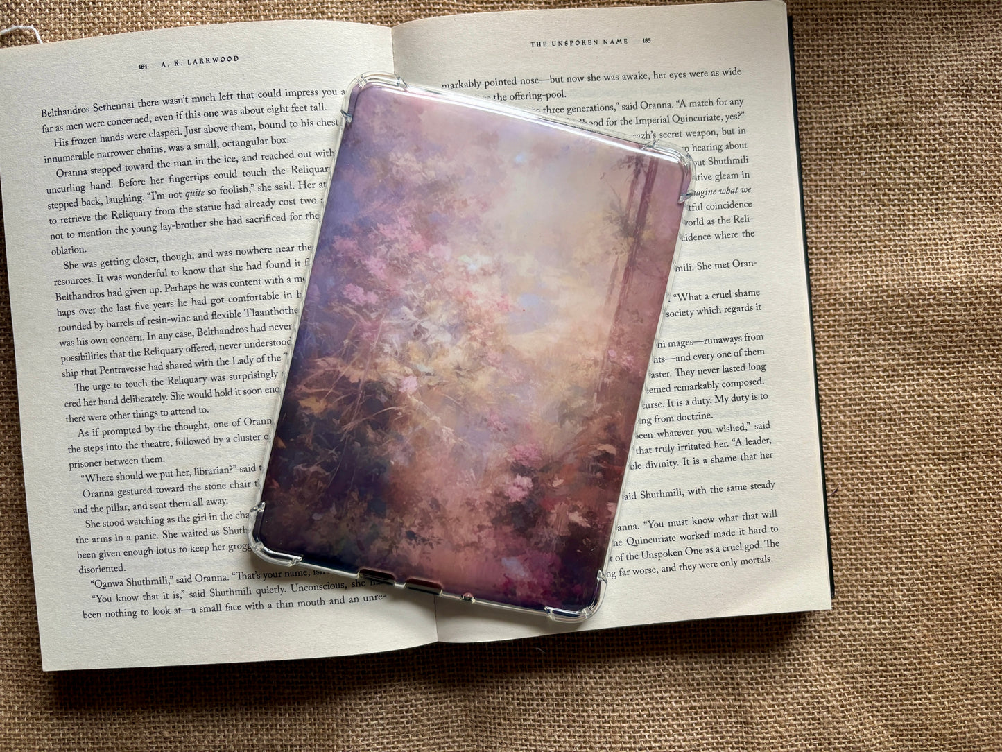 Pink Floral Kindle Case Inserts