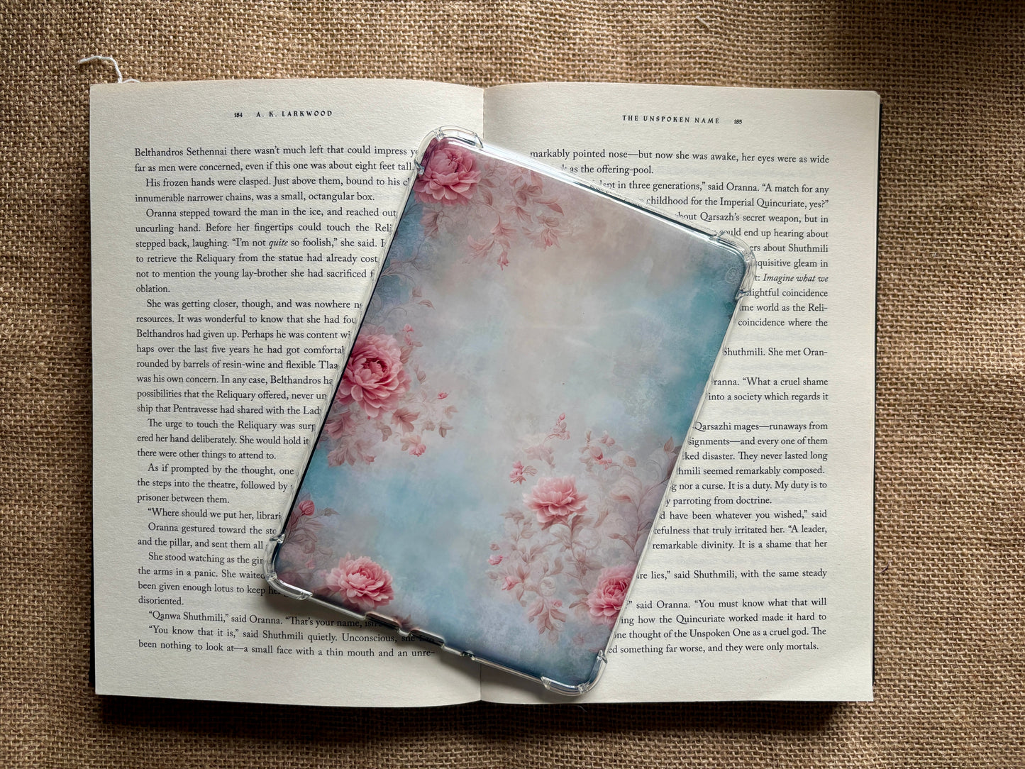 Vintage Floral Kindle Case Insert