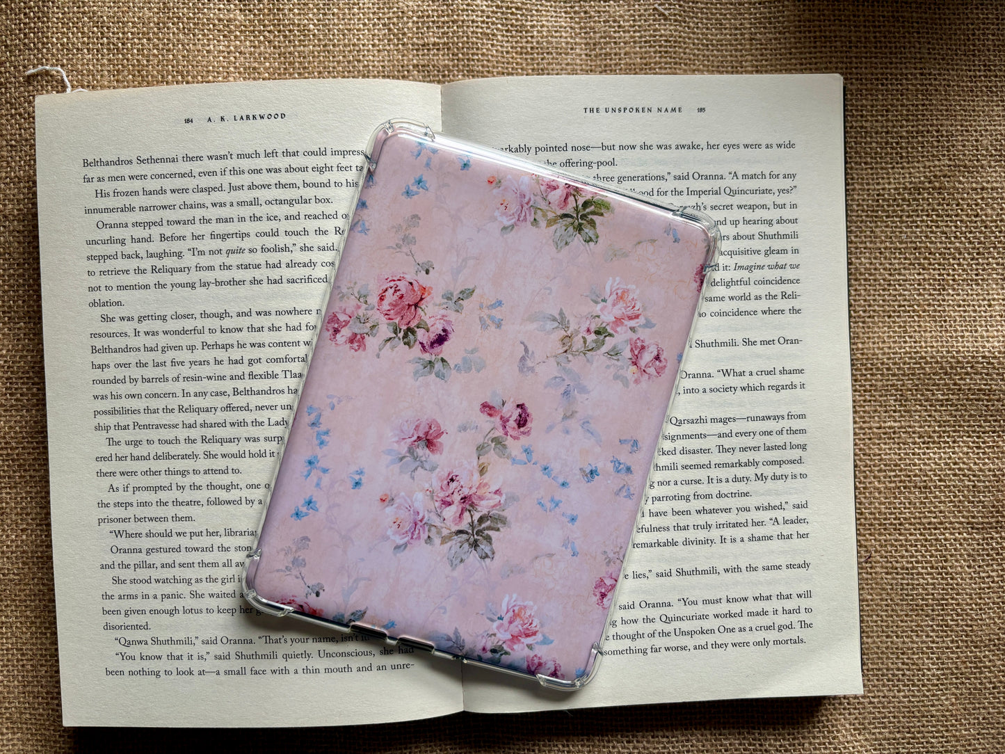 Vintage Floral Kindle Case Insert
