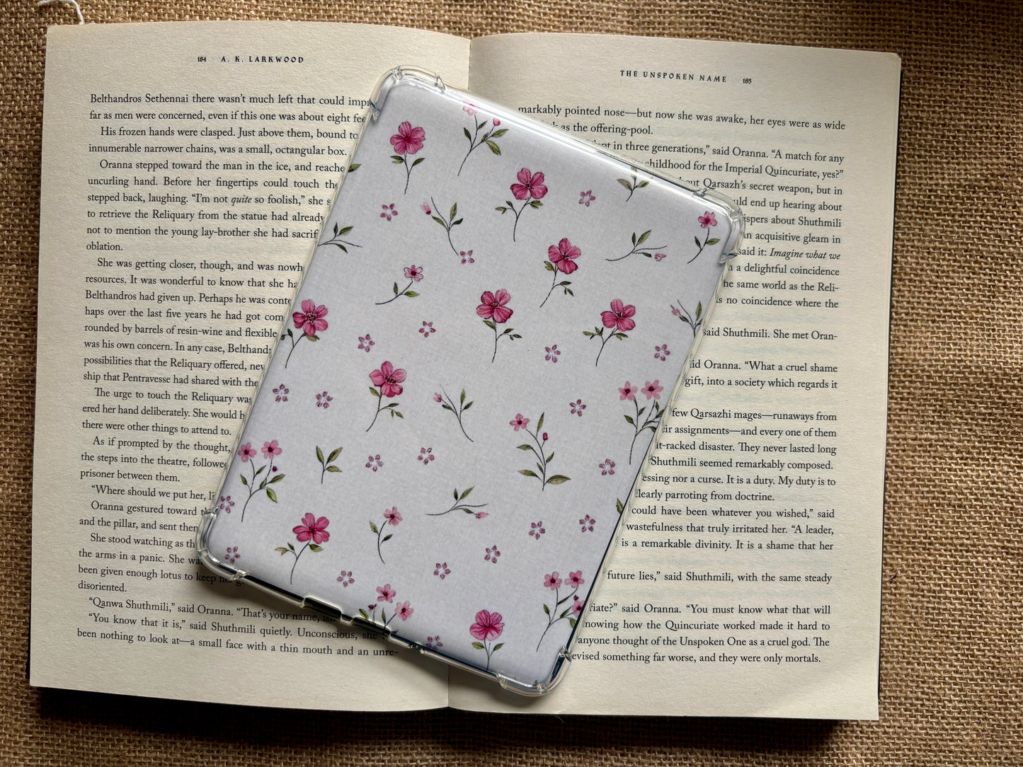 Vintage Floral Kindle Case Insert