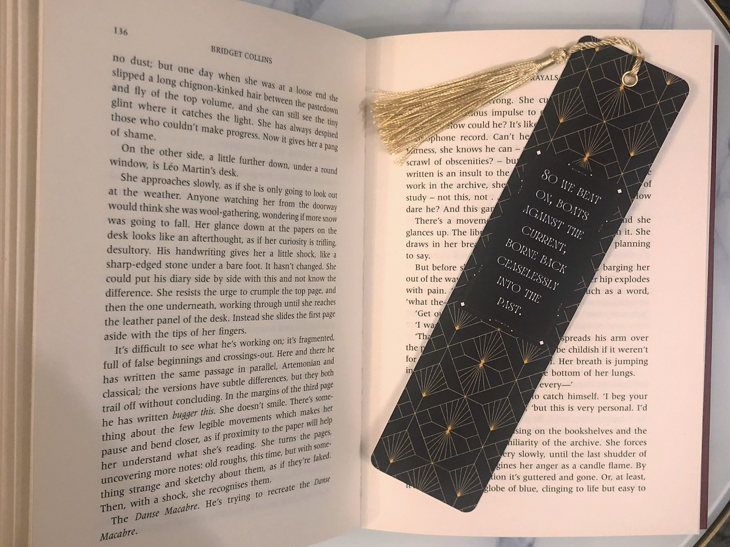 The Great Gatsby Inspired Bookmark Collection