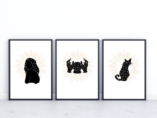 Fortune Full of Stars Set of 3 Prints