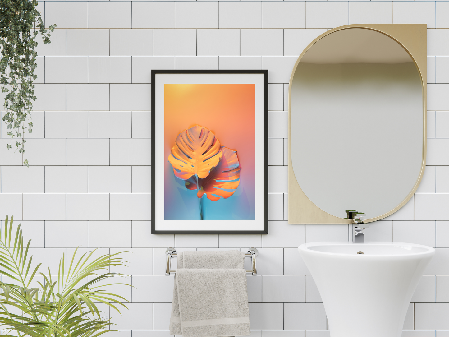 Tropical Plant Neon No. 2 Print