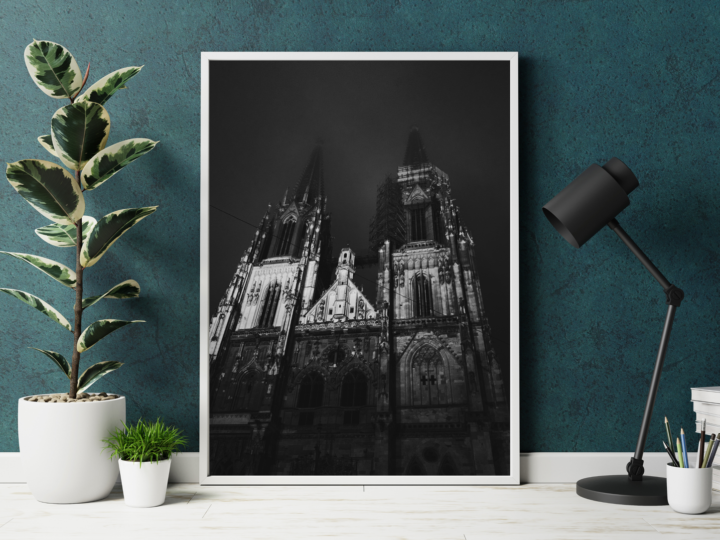 Church Black and White Print