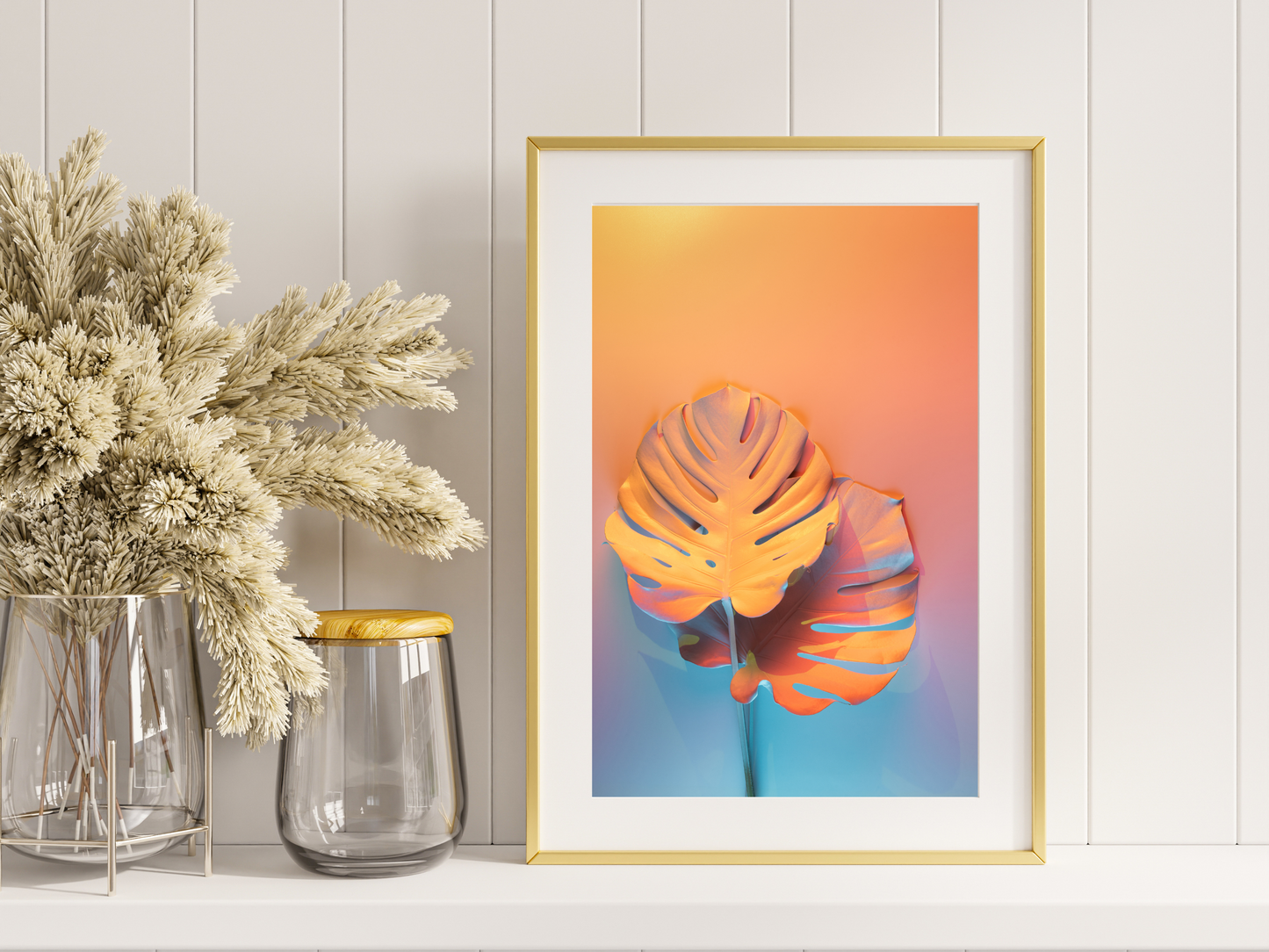 Tropical Plant Neon No. 2 Print