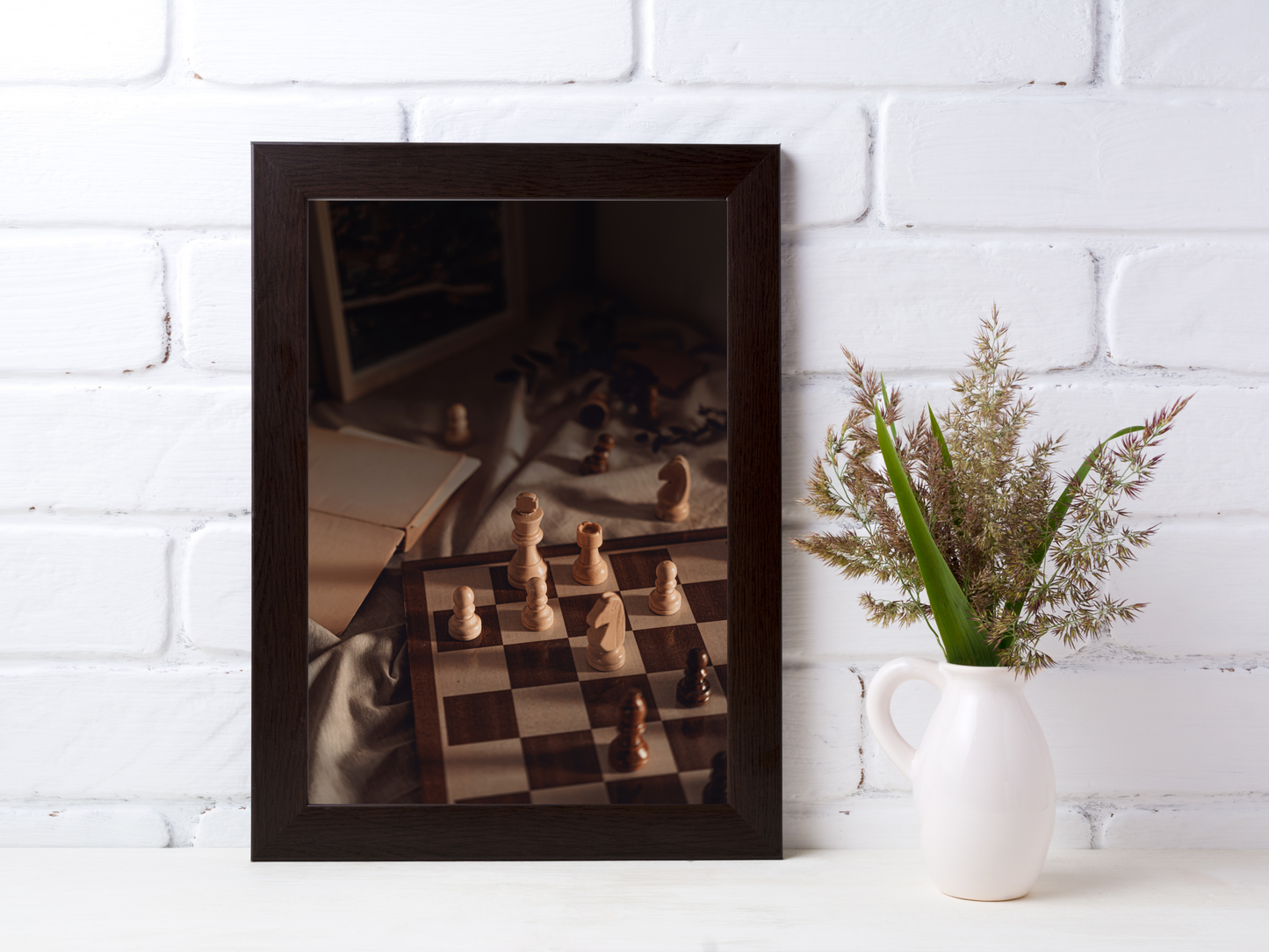 Chess Dark Academia Print