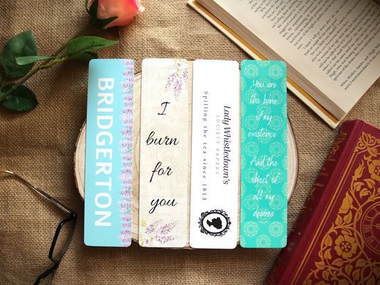 Bridgerton Inspired Bookmark Collection