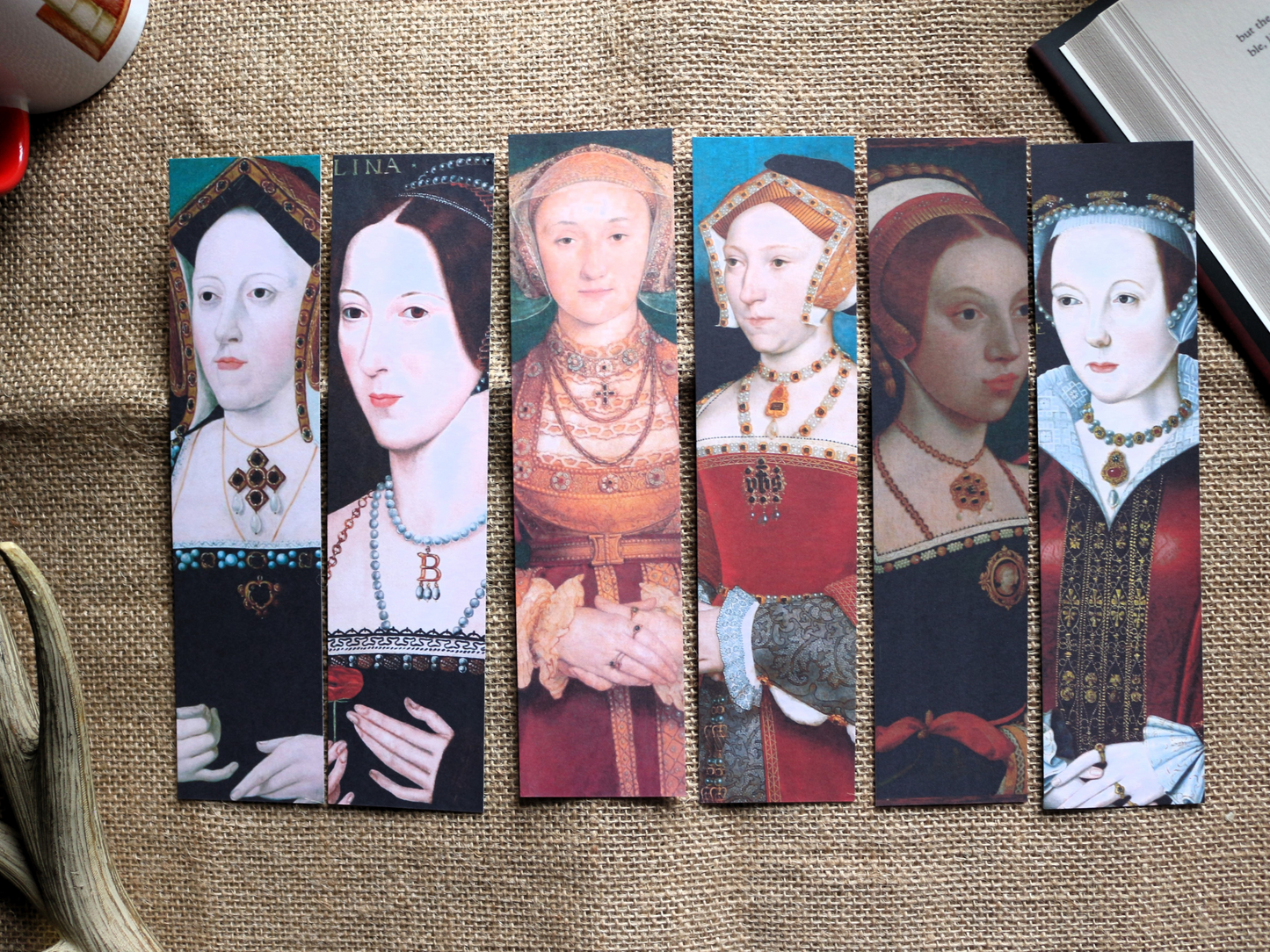 Six Wives Portrait Bookmark Collection