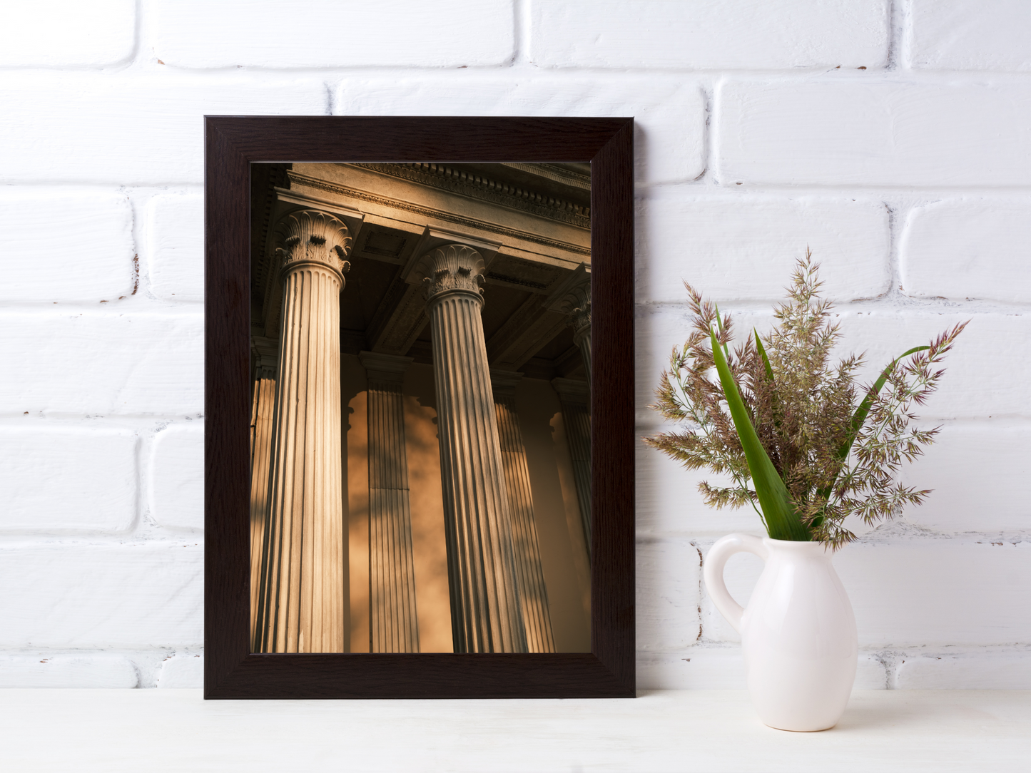 Sunset Column Dark Academia Print