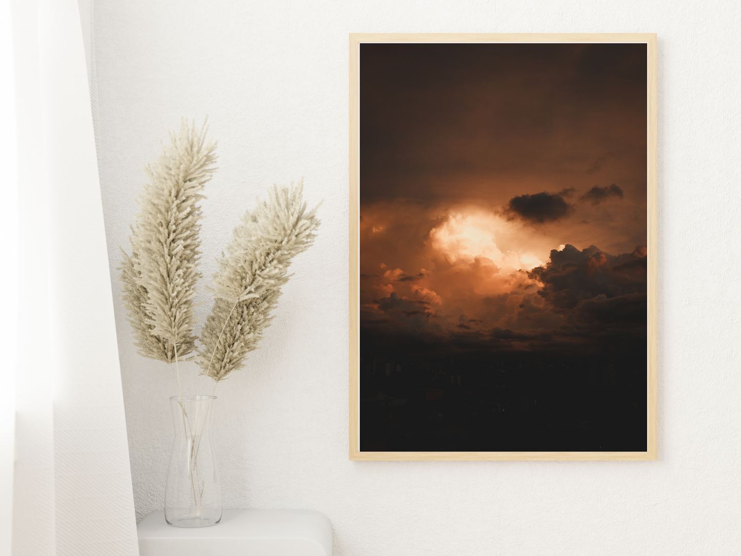 Stormy Skies Dark Academia Print