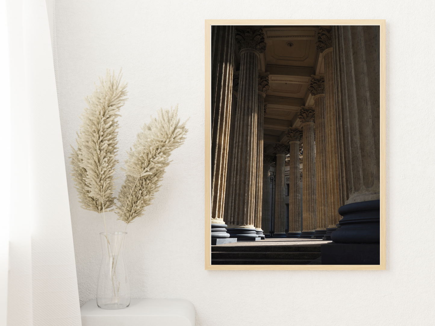 Classic Columns Dark Academia Print