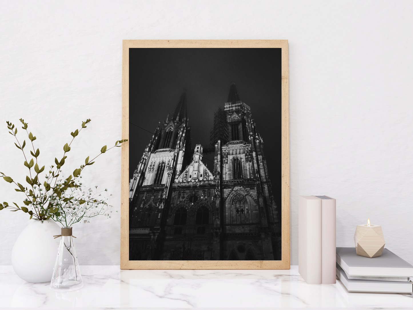 Church Black and White Print