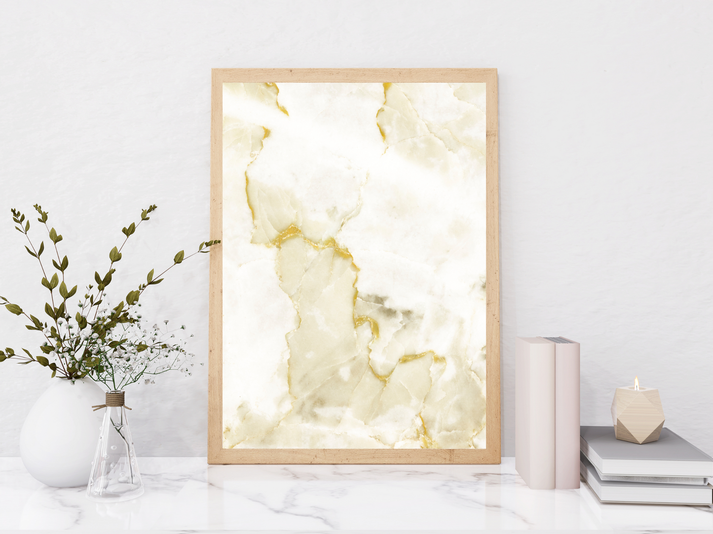 Gold Marble Print