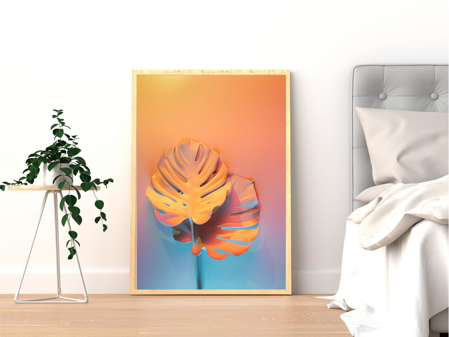 Tropical Plant Neon No. 2 Print