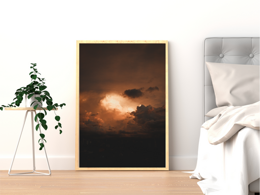 Stormy Skies Dark Academia Print