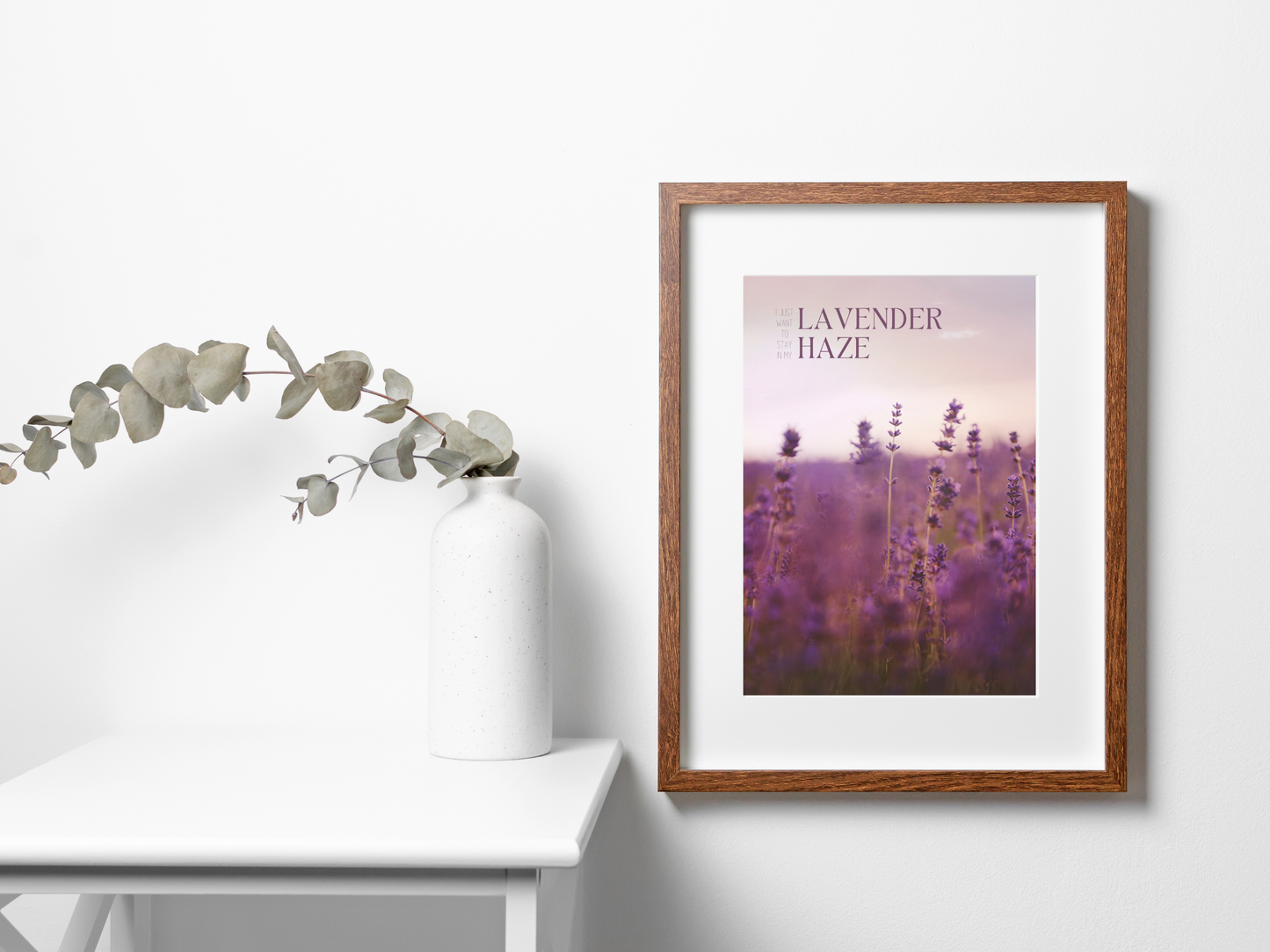 Taylor Swift Lavender Haze Inspired Lyric Print