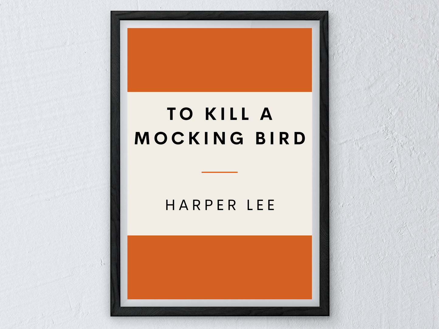 To Kill a Mockingbird Retro Inspired Literary Print