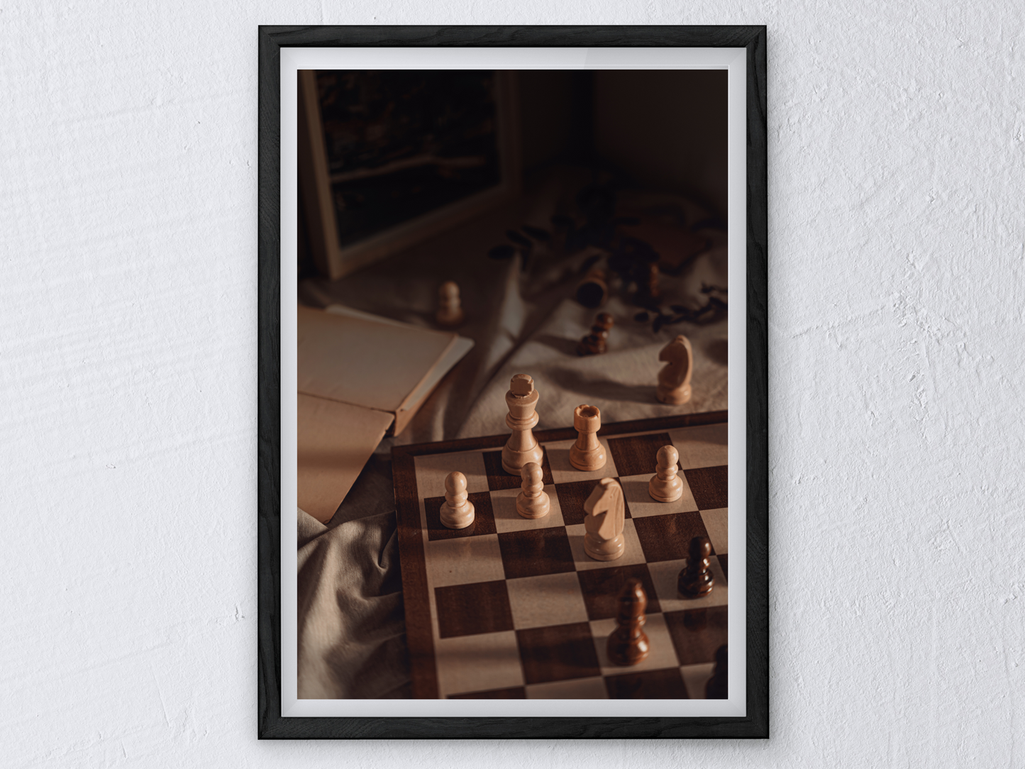 Chess Dark Academia Print