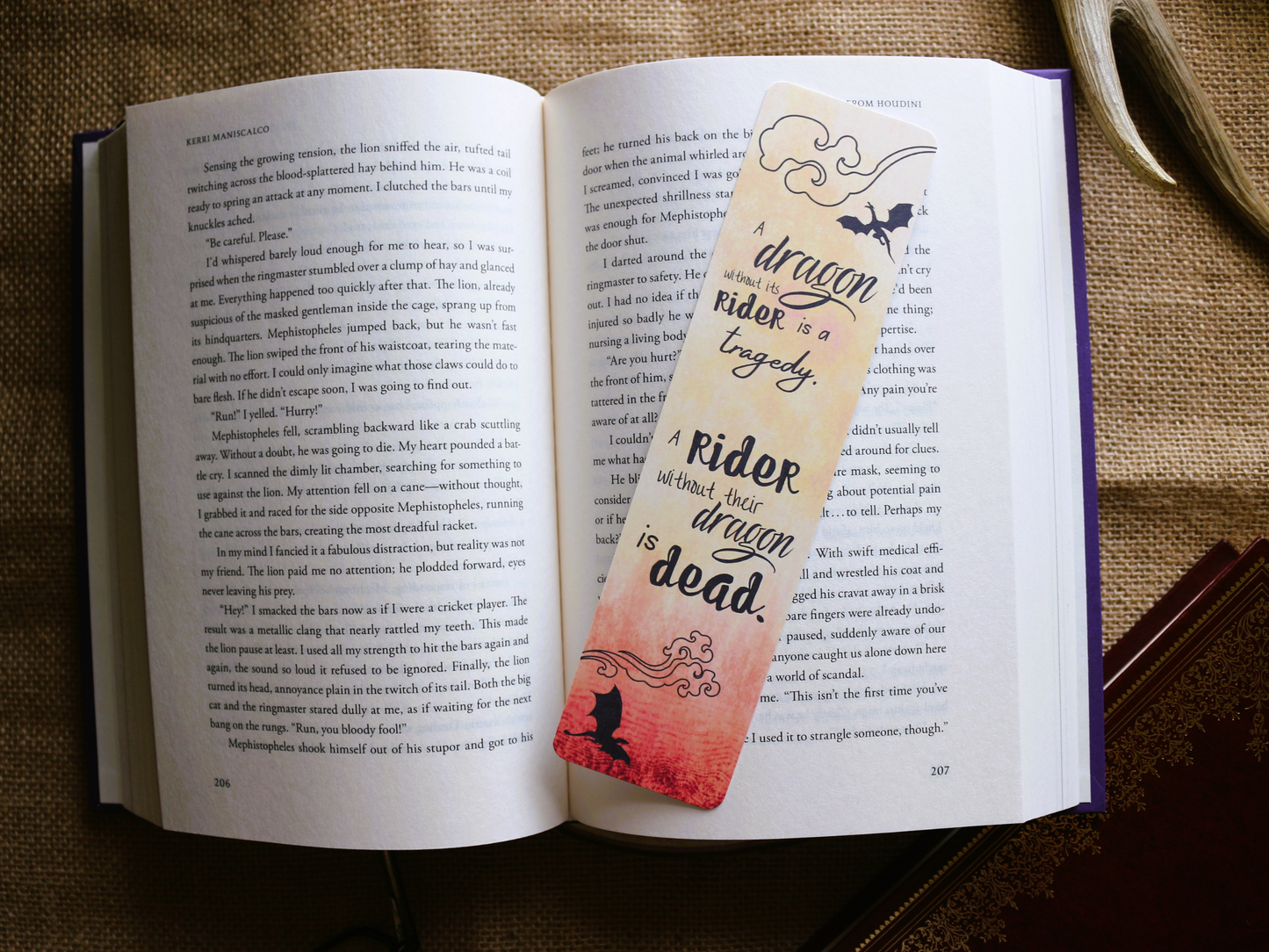 Fourth Wing Inspired Bookmark Collection