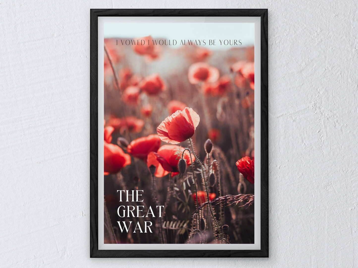 Taylor Swift The Great War Lyric Print