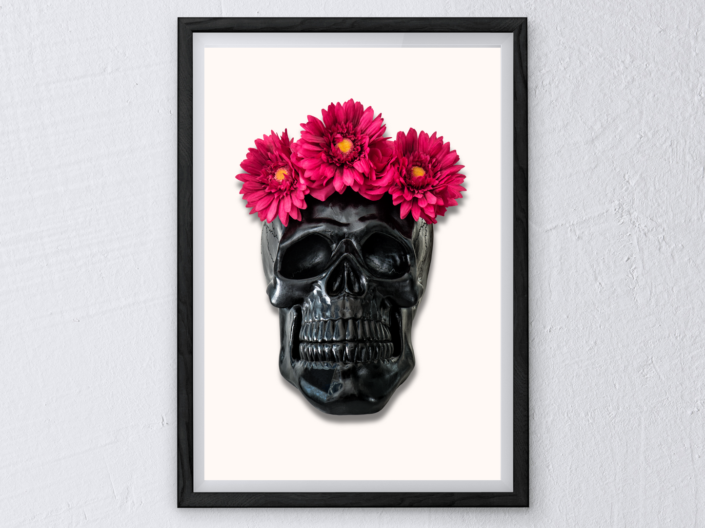 Gothic Flower Crown Print