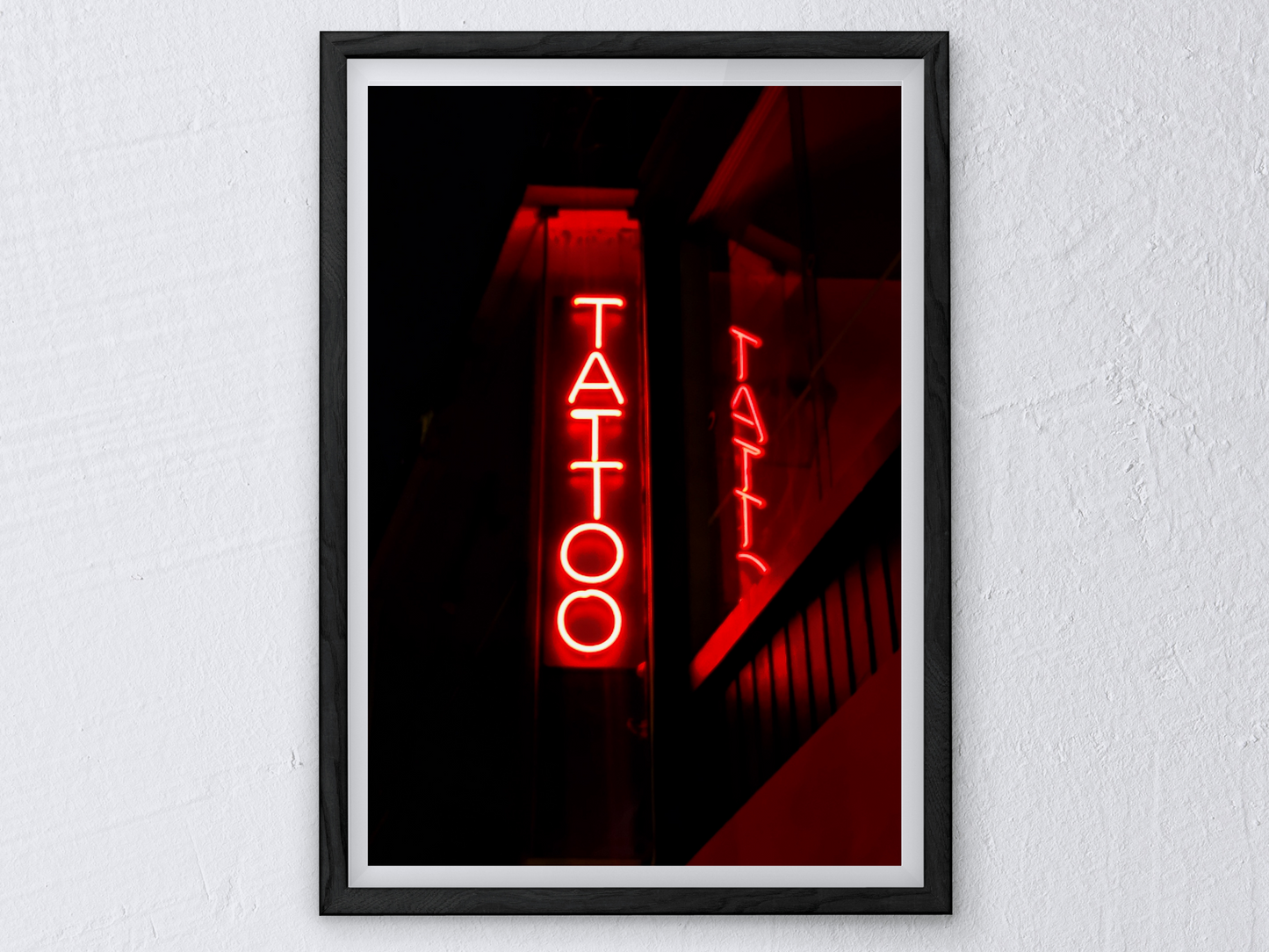 Tattoo Neon Sign Print