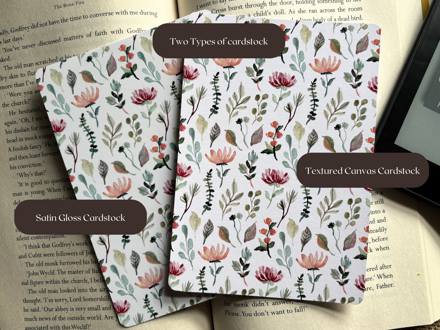 Floral Pastel Boho Kindle Case Insert Collection