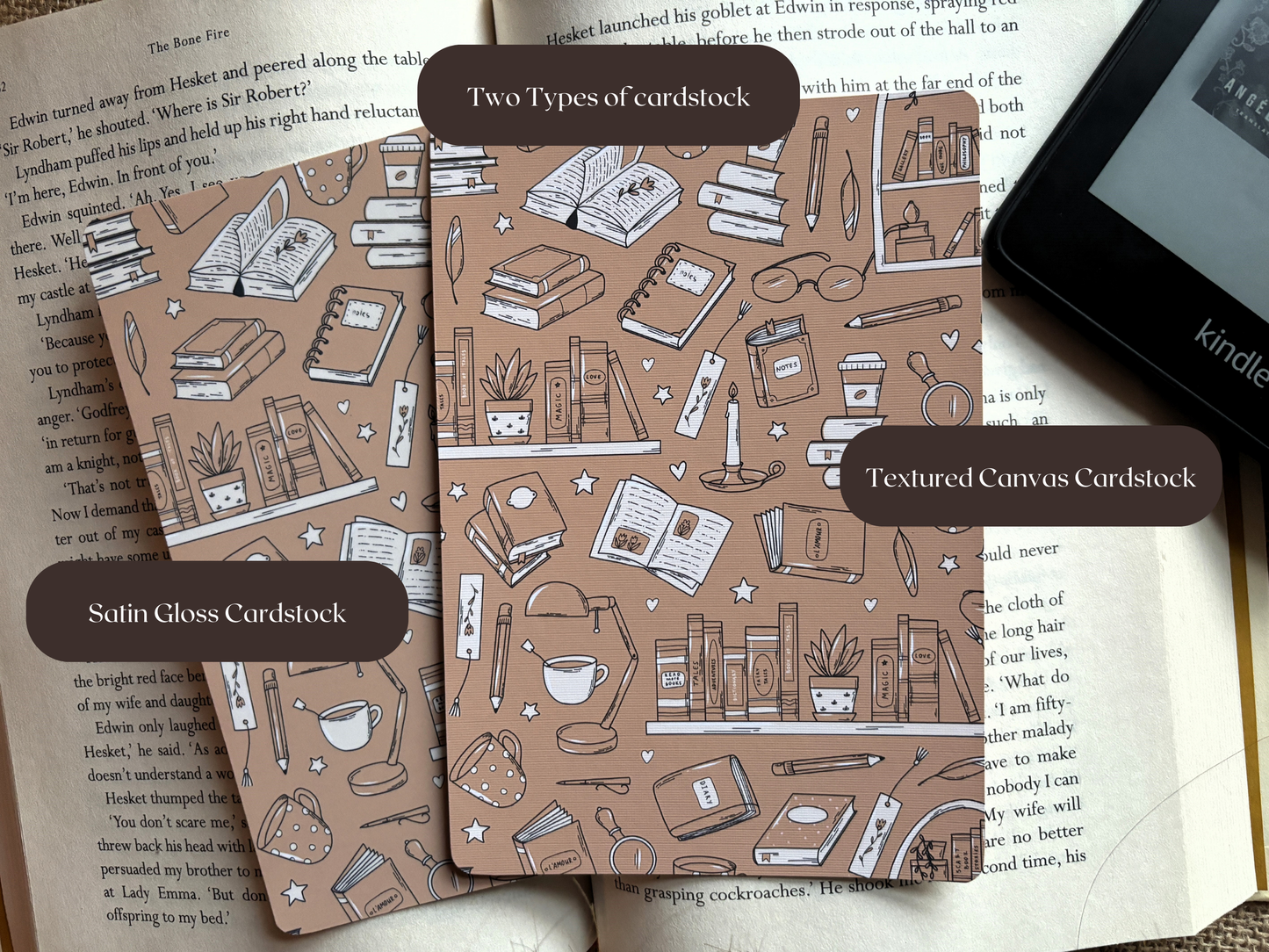 Bookish Kindle Case Insert