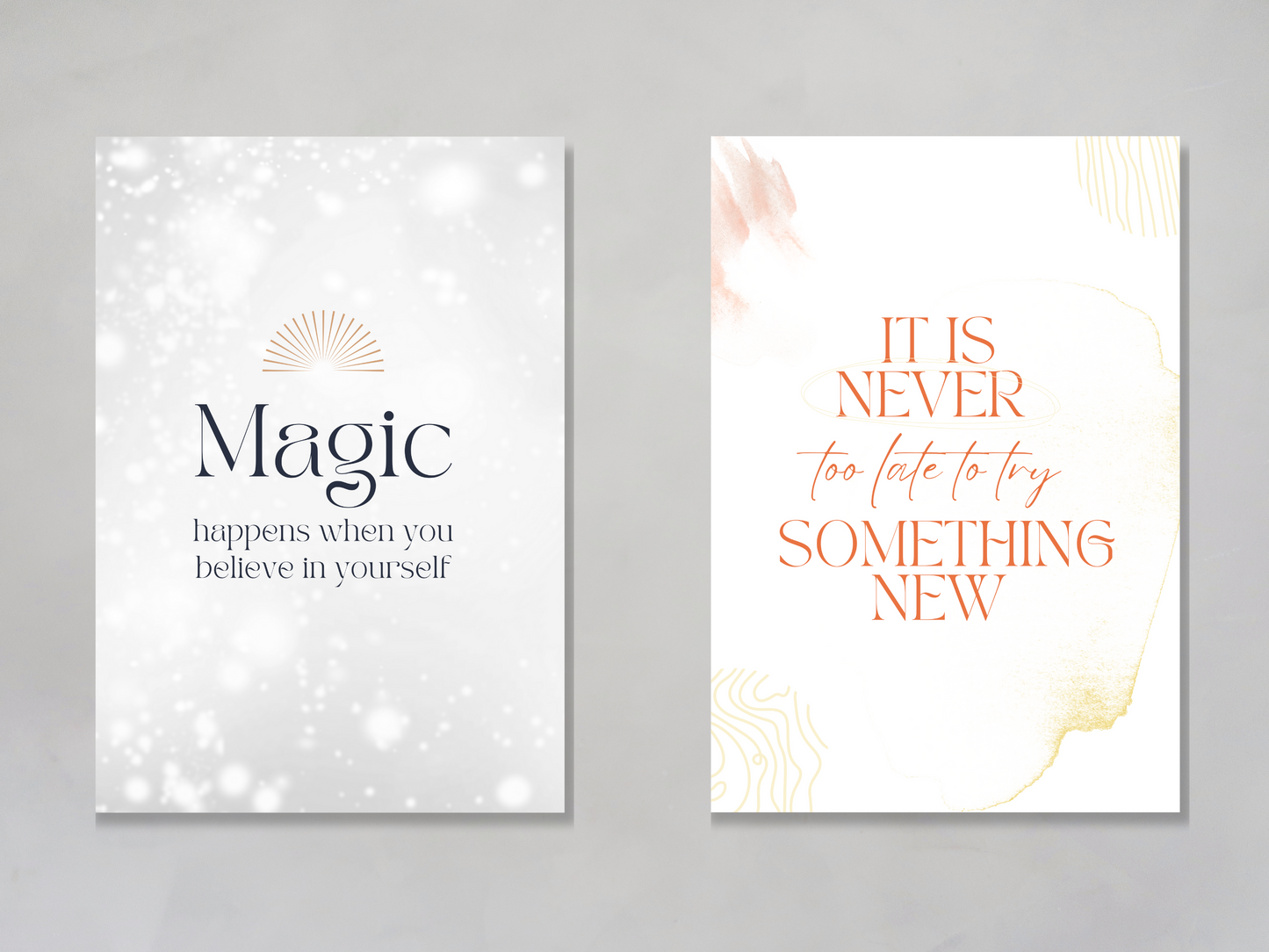 Positive Mental Health Postcards Set of 11