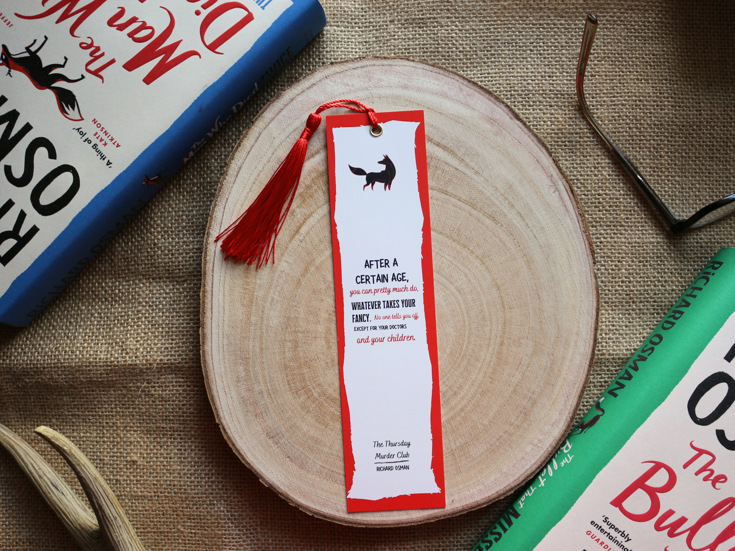 The Thursday Murder Club Inspired Bookmark Collection